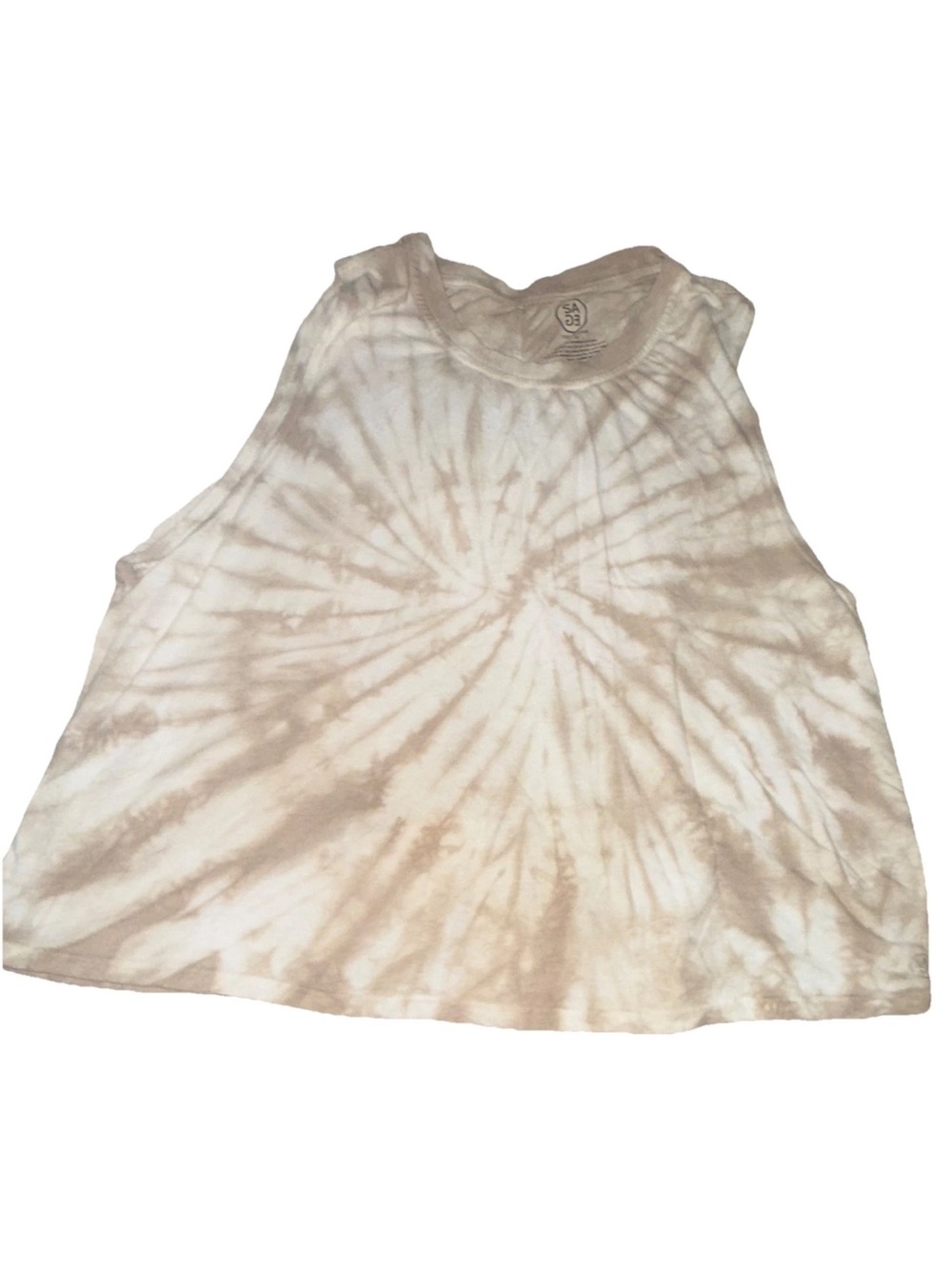 Women's Taupe Tie-Dye Tank Top